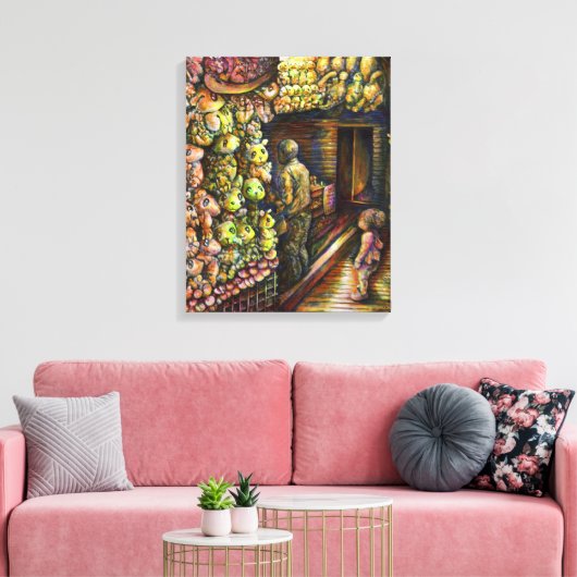 Toile Au nord du cirque (Insitu(Salon))