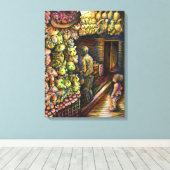 Toile Au nord du cirque (Insitu (Plancher de Bois))