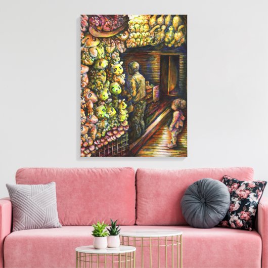 Toile Au nord du cirque (Insitu(Salon))