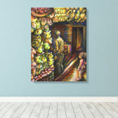 Toile Au nord du cirque (Insitu (Plancher de Bois))