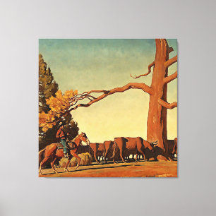 Toile “Au sommet de la crête” Art occidental par Maynard