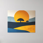 Toile Aube Silencieuse (Recto)