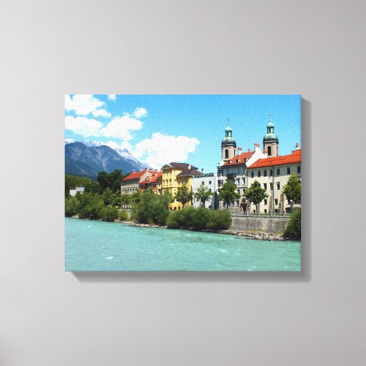 Toile Auberge de la rivière à Innsbruck (Recto)