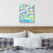 Toile Aucune vision requise Abstrait coloré éclaboussé (Insitu(Chambre))