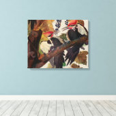 Toile Audubon Peinture d'Oiseaux Pic Pilé (Insitu (Plancher de Bois))