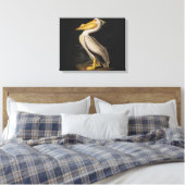 Toile Audubon White Pelican Bird Amérique (Insitu(Chambre))