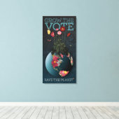 Toile Augmenter le vote - Tableaux (Insitu (Plancher de Bois))