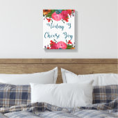 Toile Aujourd'hui, je choisis Joy | Inspirationnel (Insitu(Chambre))
