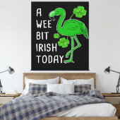 Toile Aujourd'hui, un peu irlandais | Flamant rose chanc (Insitu(Chambre))