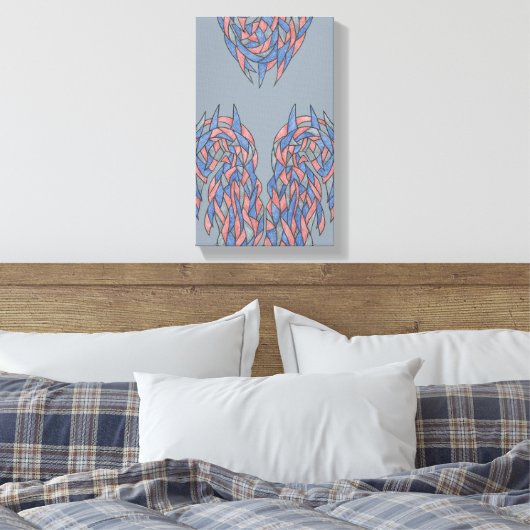 Toile Aura Shift – Soft Gradient Abstract Canvas (Insitu(Chambre))