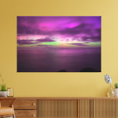 Toile Aurora Australis Southern Lights Australie (Insitu(Salon))