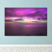 Toile Aurora Australis Southern Lights Australie (Insitu (Plancher de Bois))