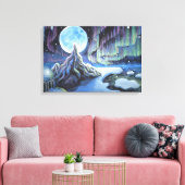 Toile Aurora borealis (Insitu(Salon))