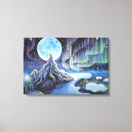 Toile Aurora borealis (Recto)