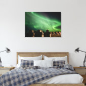 Toile Aurora Borealis au-dessus de la ferme Alberta (Insitu(Chambre))
