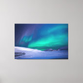 Toile Aurora Borealis beau paysage (Recto)