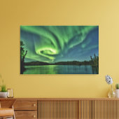 TOILE AURORA BOREALIS BOUTEILLES ENVELOPPÉES (Insitu(Salon))