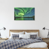 TOILE AURORA BOREALIS BOUTEILLES ENVELOPPÉES (Insitu(Chambre))