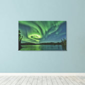TOILE AURORA BOREALIS BOUTEILLES ENVELOPPÉES (Insitu (Plancher de Bois))