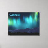 Toile Aurora Borealis - Canada (Recto)