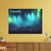 Toile Aurora Borealis - Canada (Insitu(Salon))
