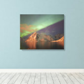 Toile Aurora Borealis, Lumières polaires (Insitu (Plancher de Bois))