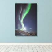 Toile Aurora Borealis Norvège (Insitu (Plancher de Bois))