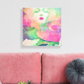 Toile Aurora de Clive Henry coloré rose (Insitu(Salon))