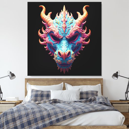 Toile Aurora Dragon Mask (Insitu(Chambre))
