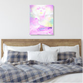 Toile Aurora par Clive Henry pastels roses (Insitu(Chambre))