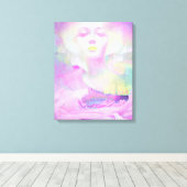 Toile Aurora par Clive Henry pastels roses (Insitu (Plancher de Bois))