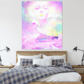 Toile Aurora par Clive Henry pastels roses (Insitu(Chambre))