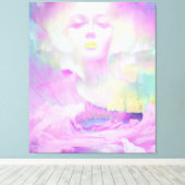 Toile Aurora par Clive Henry pastels roses (Insitu (Plancher de Bois))