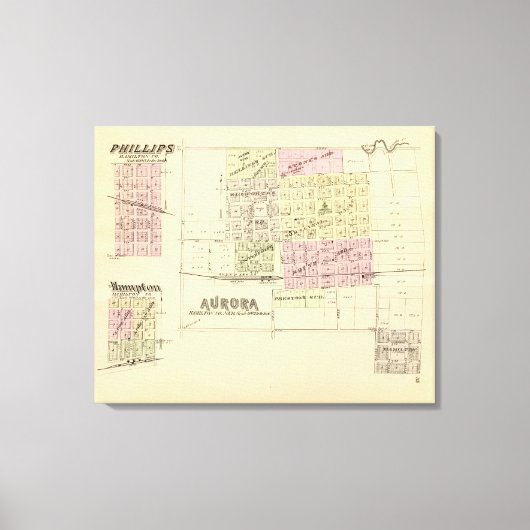 Toile Aurora, Phillips, an Hampton, Nebraska (Recto)