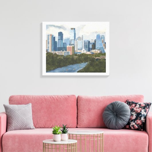 Toile Austin Skyline (Insitu(Salon))