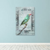 Toile Australian Star Finch sur la musique (Insitu (Plancher de Bois))