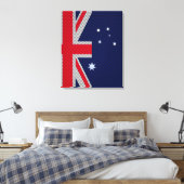 Toile Australie Drapeau Design en fibre de carbone Style (Insitu(Chambre))