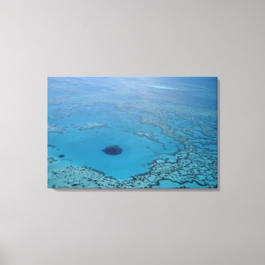 Toile Australie, Queensland. Grande barrière de corail (Recto)
