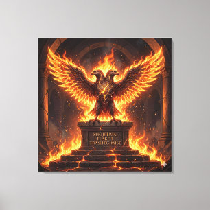 Toile Autel Pélasgien de l'Aigle Flamboyant X