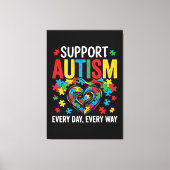 Toile Autism awareness (Recto)