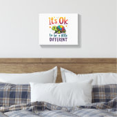 Toile Autism Awareness It's Ok To Be A Little Different (Insitu(Chambre))