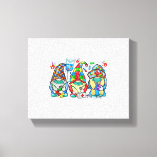 Toile Autisme Nurse Gnome