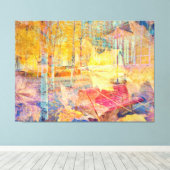 Toile Automne Abstrait (Insitu (Plancher de Bois))