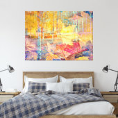 Toile Automne Abstrait (Insitu(Chambre))