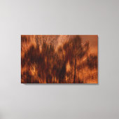 Toile Automne Abstrait - Brown (Recto)