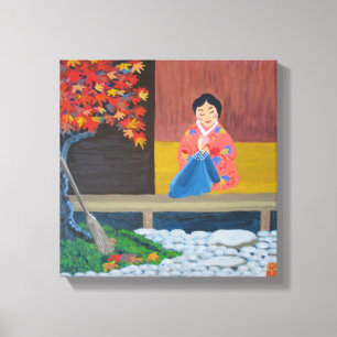Toile Automne au Japon