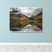 Toile Automne au lac Beaver à Marble, Colorado (Insitu (Plancher de Bois))