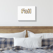 Toile Automne avec Arrière - plan Citrouille Automne Sai (Insitu(Chambre))