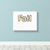 Toile Automne avec Arrière - plan Citrouille Automne Sai (Insitu (Plancher de Bois))