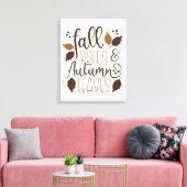 Toile Automne Breeze Feuilles d'automne (Insitu(Salon))